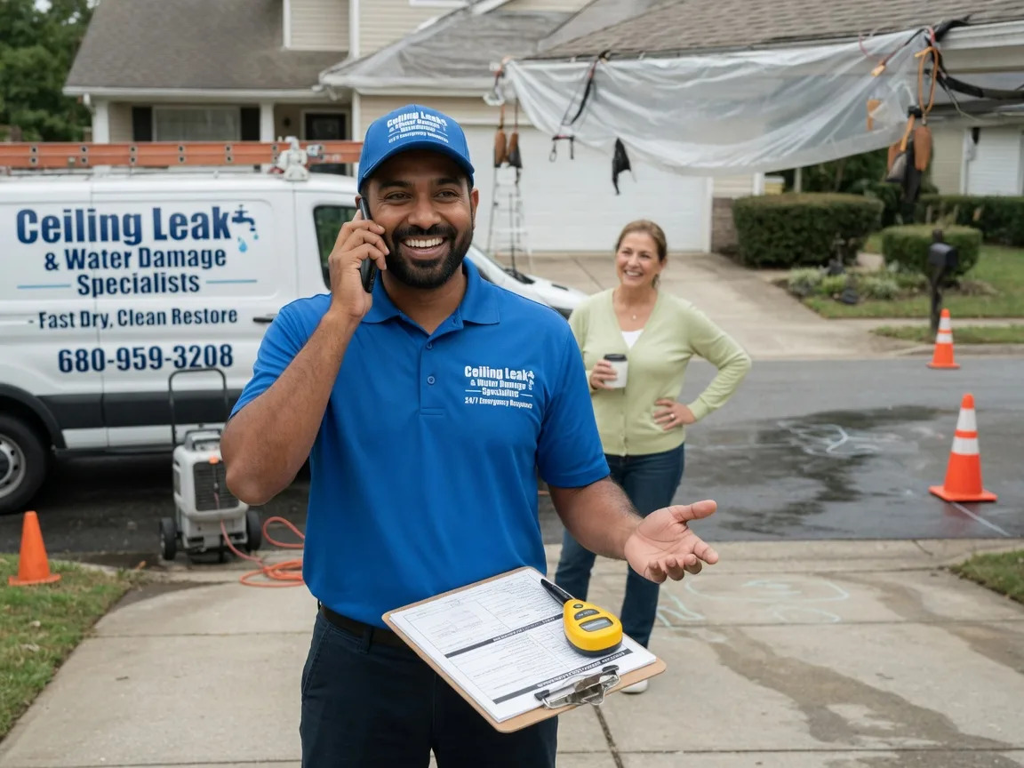 Ceiling Leak Cleanup Hollow Rock, TN FAQs